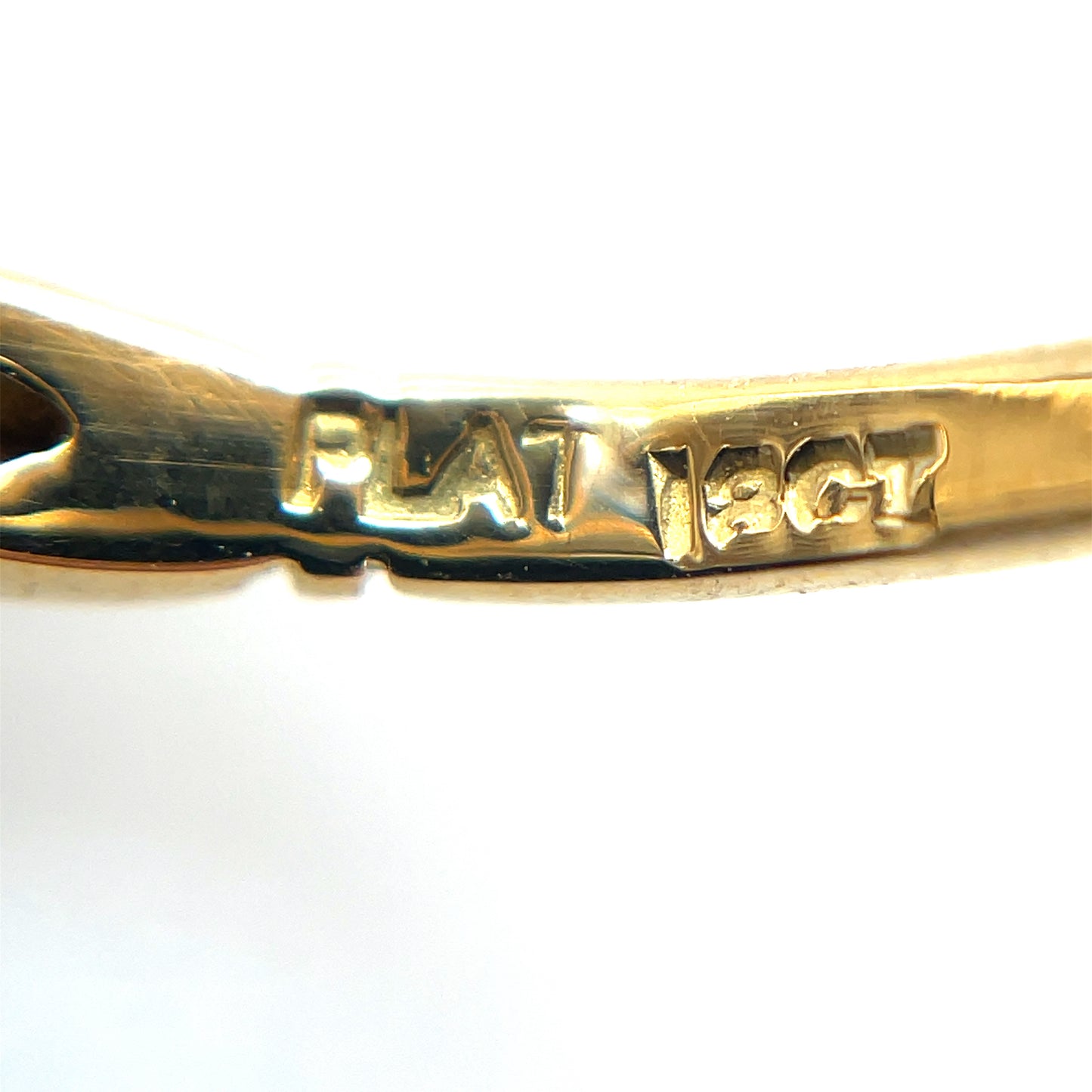 18ct Yellow Gold & Platinum Diamond & Topaz Ring
