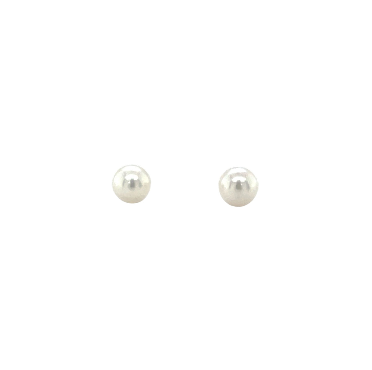 9ct Yellow Gold Freshwater Pearl Stud Earrings (5-5.5mm)