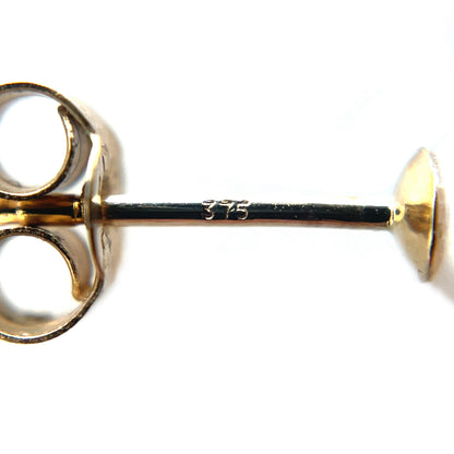 9ct Yellow Gold Akoya Pearl Stud Earrings (5-5.5mm)