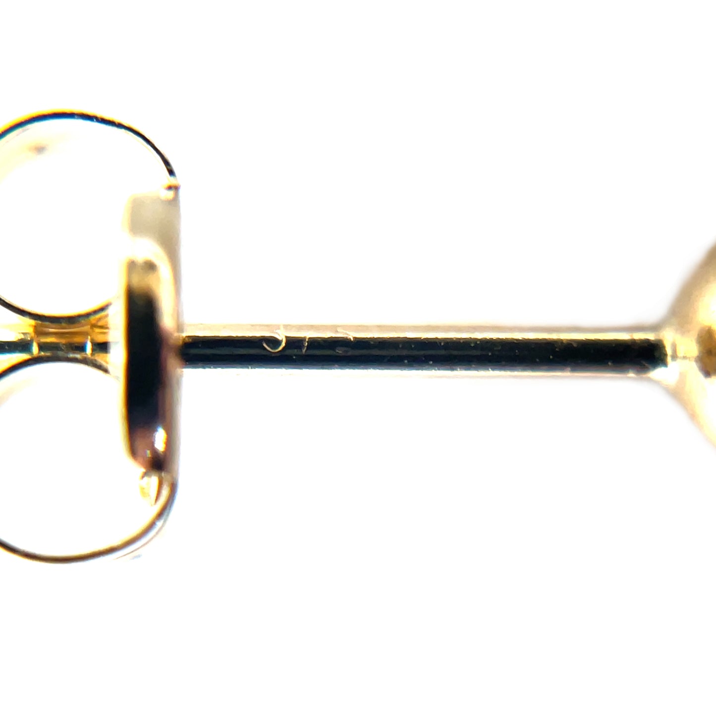 9ct Yellow Gold Ball Stud Earrings (4mm)