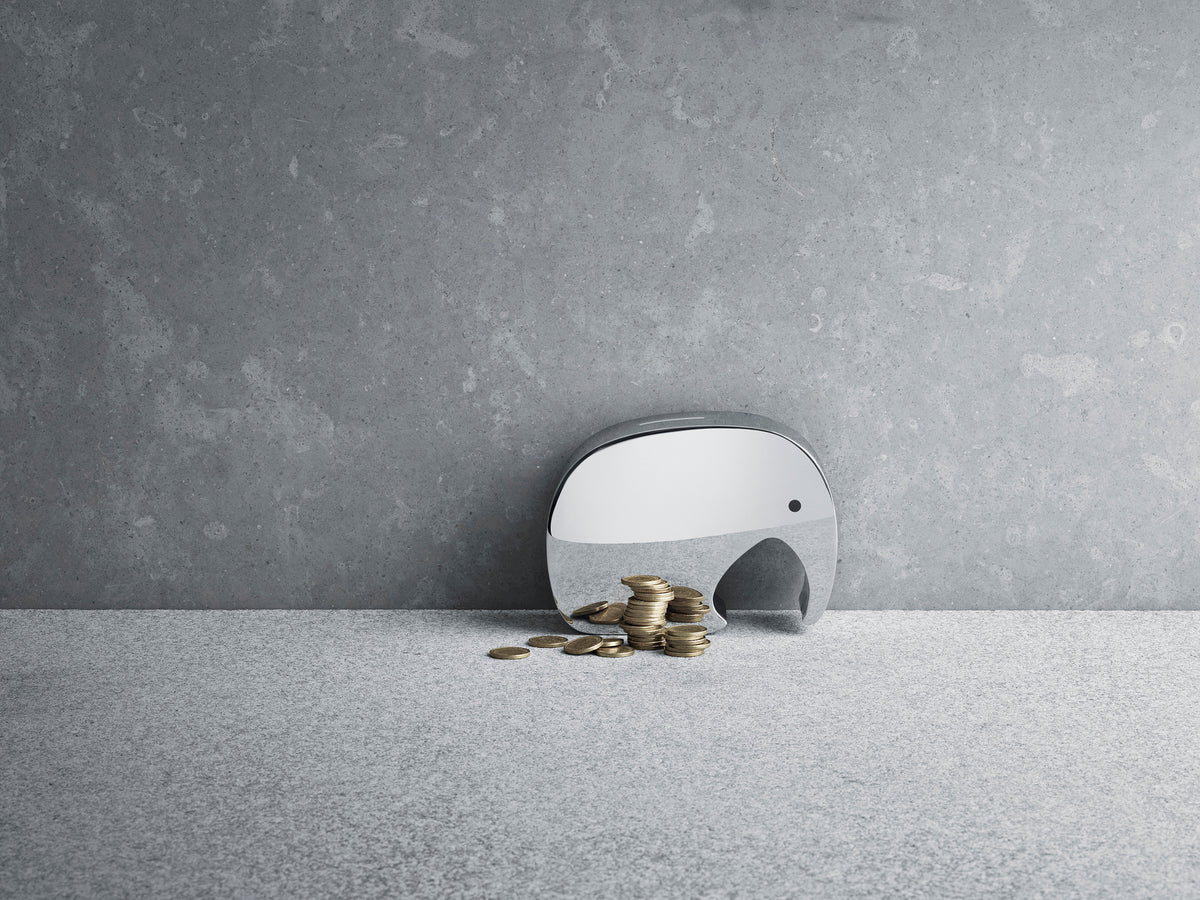 Stainless Steel Moneyphant Money Bank