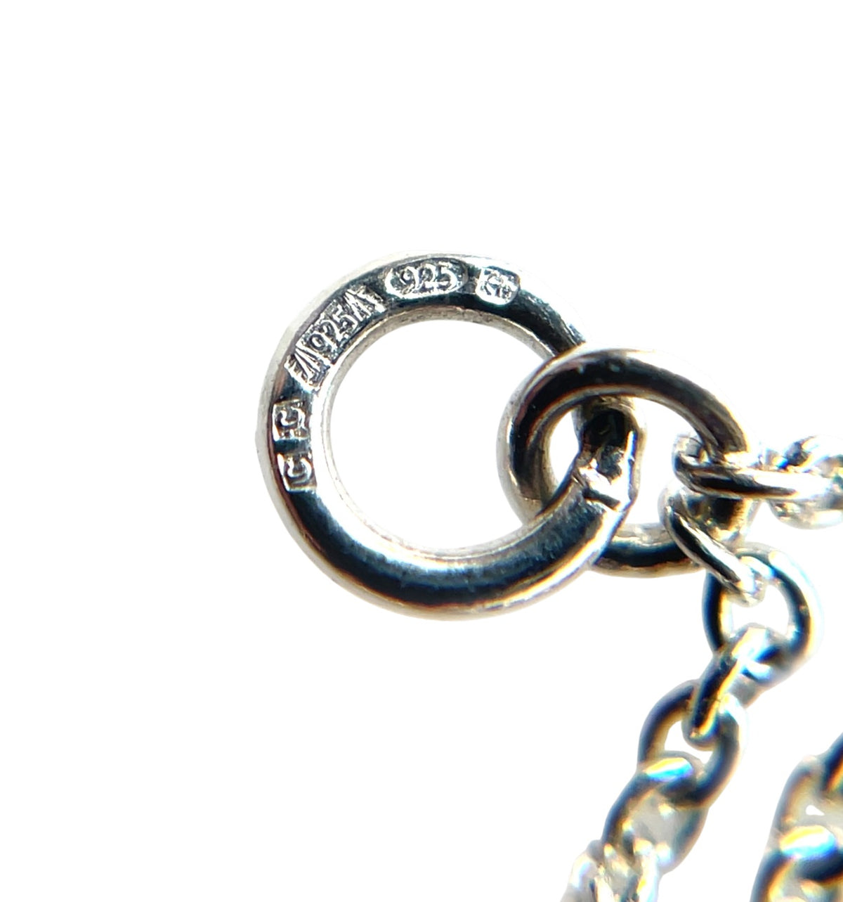 Silver Double Chain Identity Bracelet (8")
