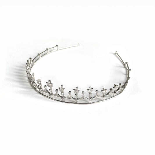 18ct White Gold Diamond Dainty Tiara