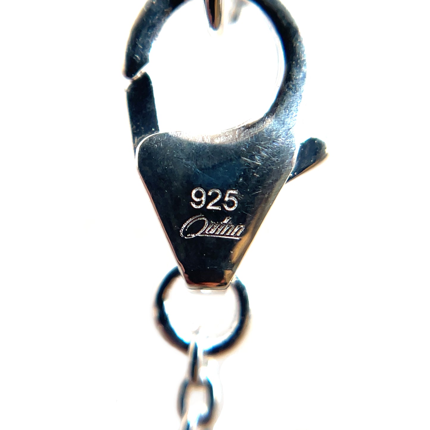 Silver Open Circle Pendant & Chain (16-18")