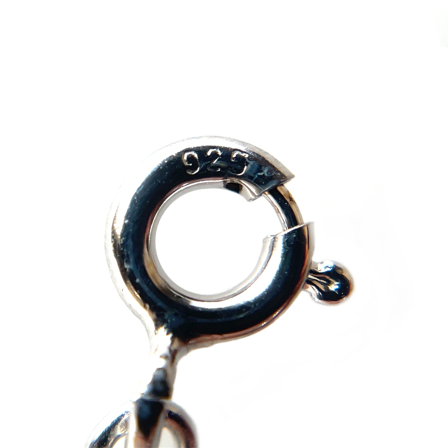 Silver Bead Lariat Adjsutable Necklace