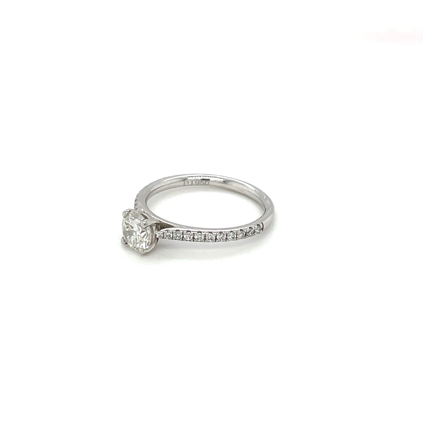 Platinum Diamond Solitaire Ring