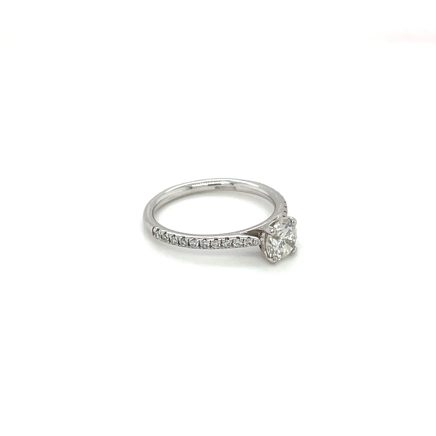 Platinum Diamond Solitaire Ring