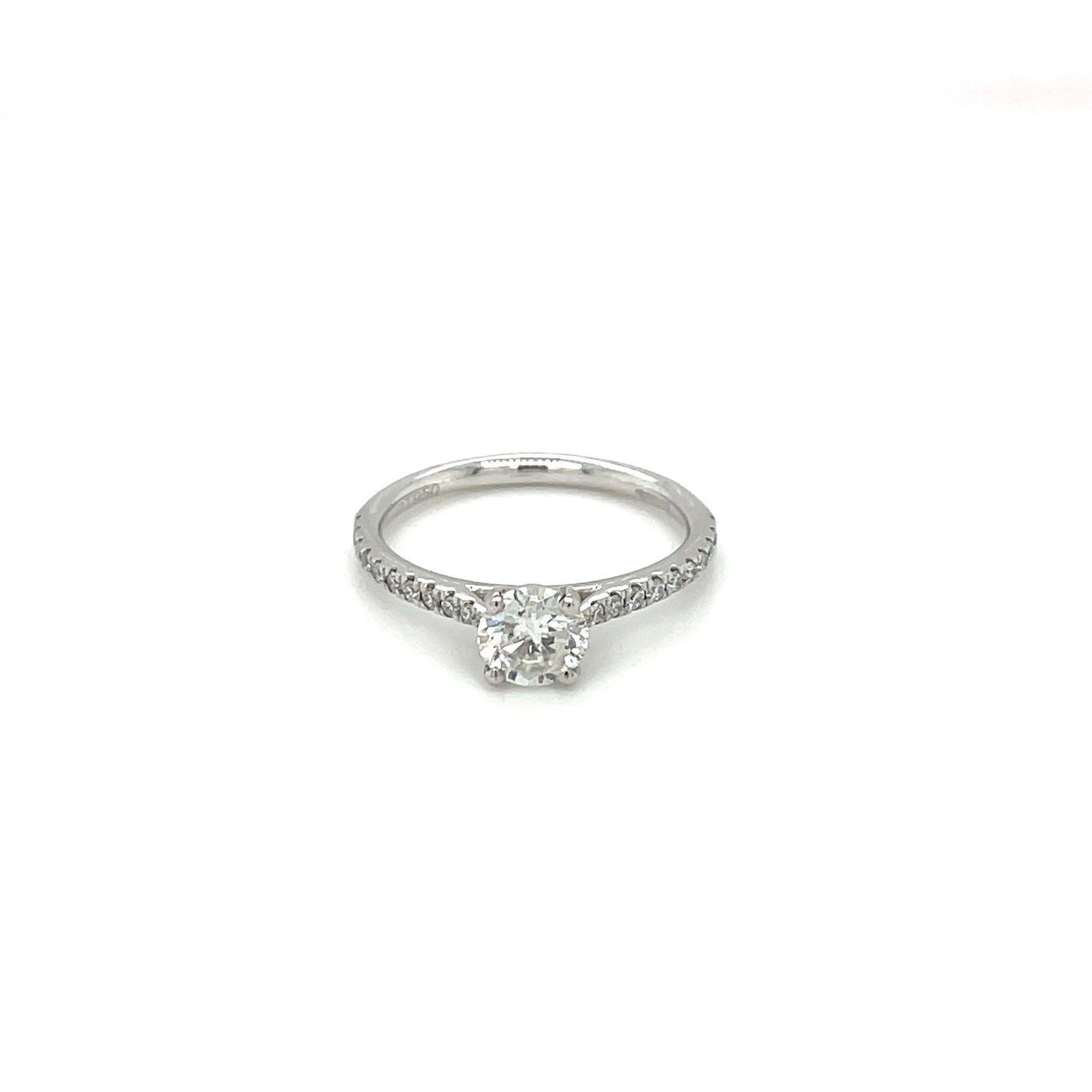 Platinum Diamond Solitaire Ring