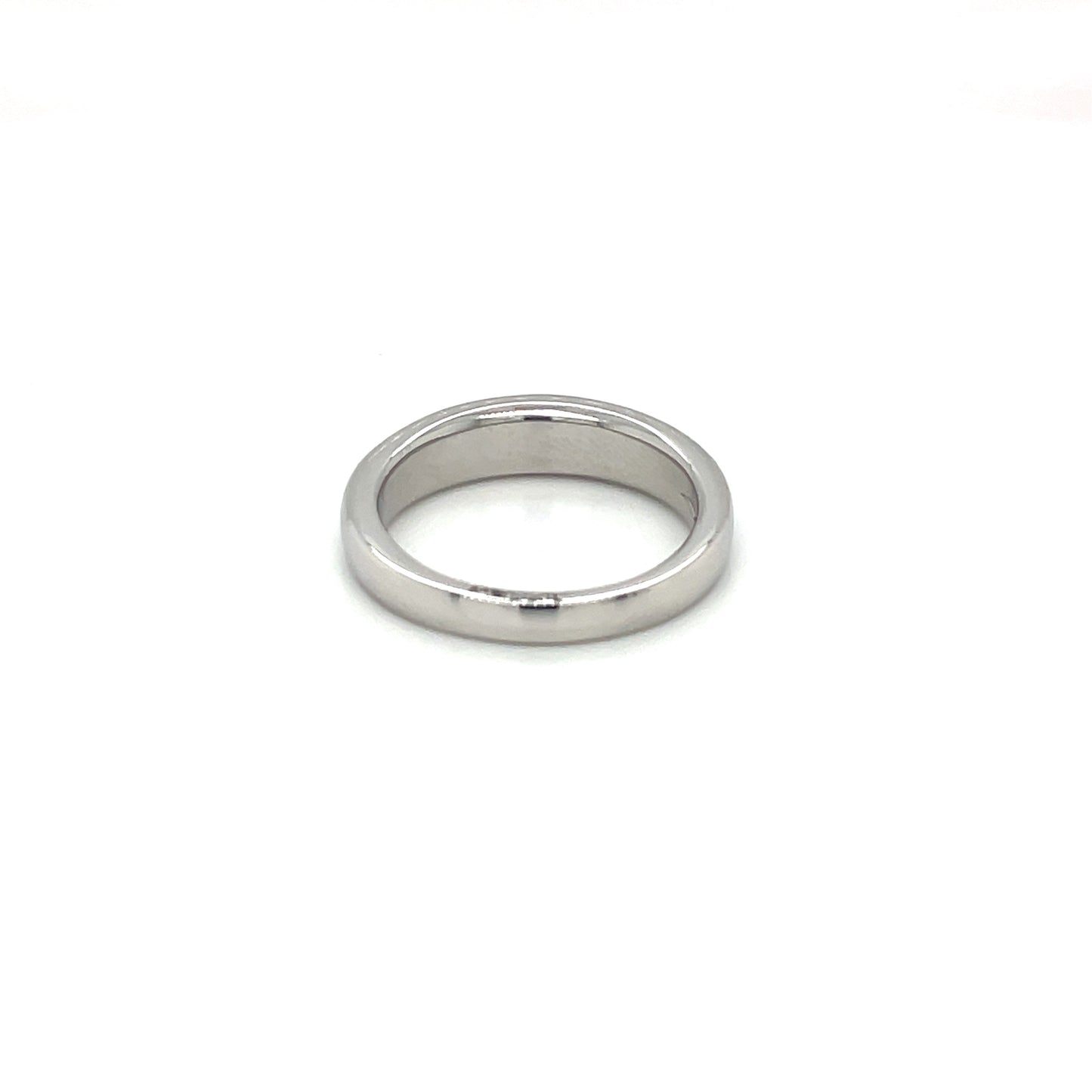 Platinum Half-Set Scattered Diamond Eternity Ring