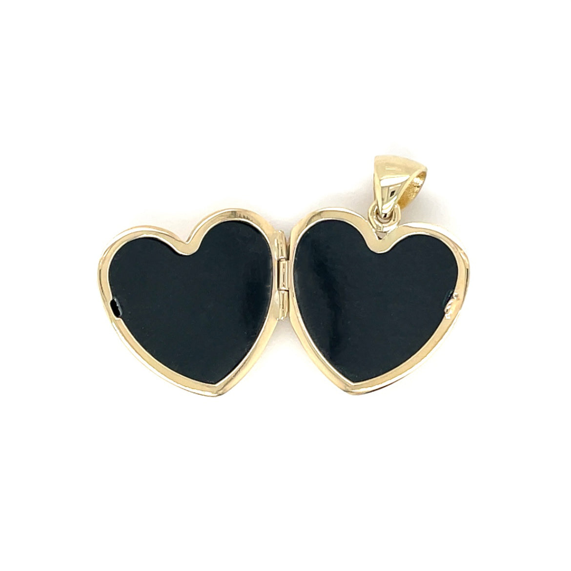 9ct Yellow Gold Heart Locket Pendant