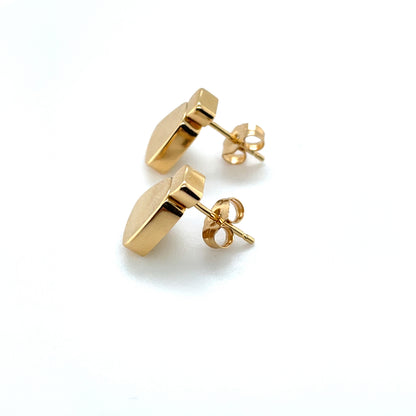 18ct Yellow Gold Stud Earrings