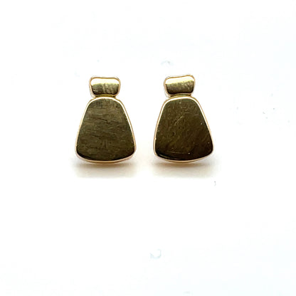 18ct Yellow Gold Stud Earrings