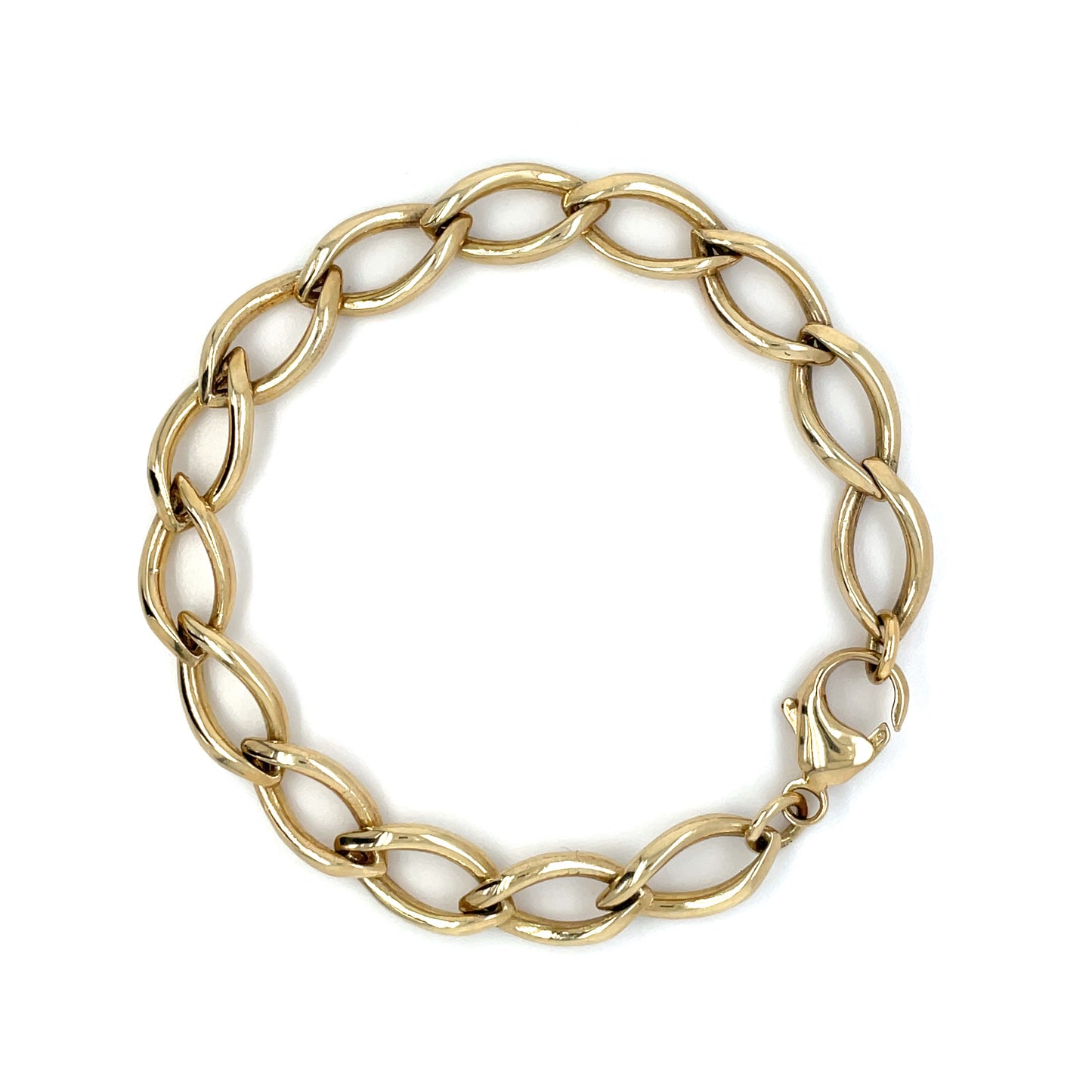 9ct Yellow Gold Echo Bracelet