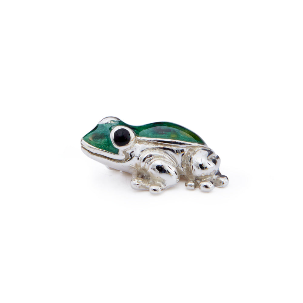 Saturno Silver & Enamel Very Small Frog
