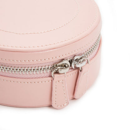 Wolf 1834 Sophia Round Zip Case (Rose Quartz)