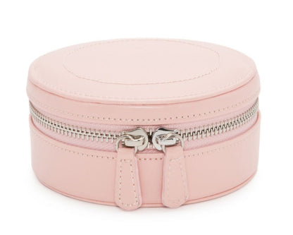 Wolf 1834 Sophia Round Zip Case (Rose Quartz)