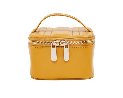 Wolf 1834 Maria Zip Jewellery Cube (Mustard)