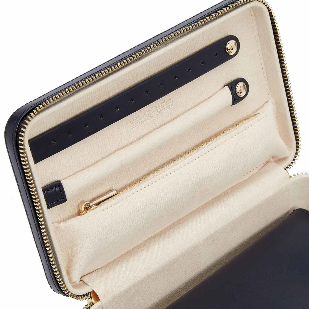 Wolf 1834 Maria Medium Zip Case (Navy)