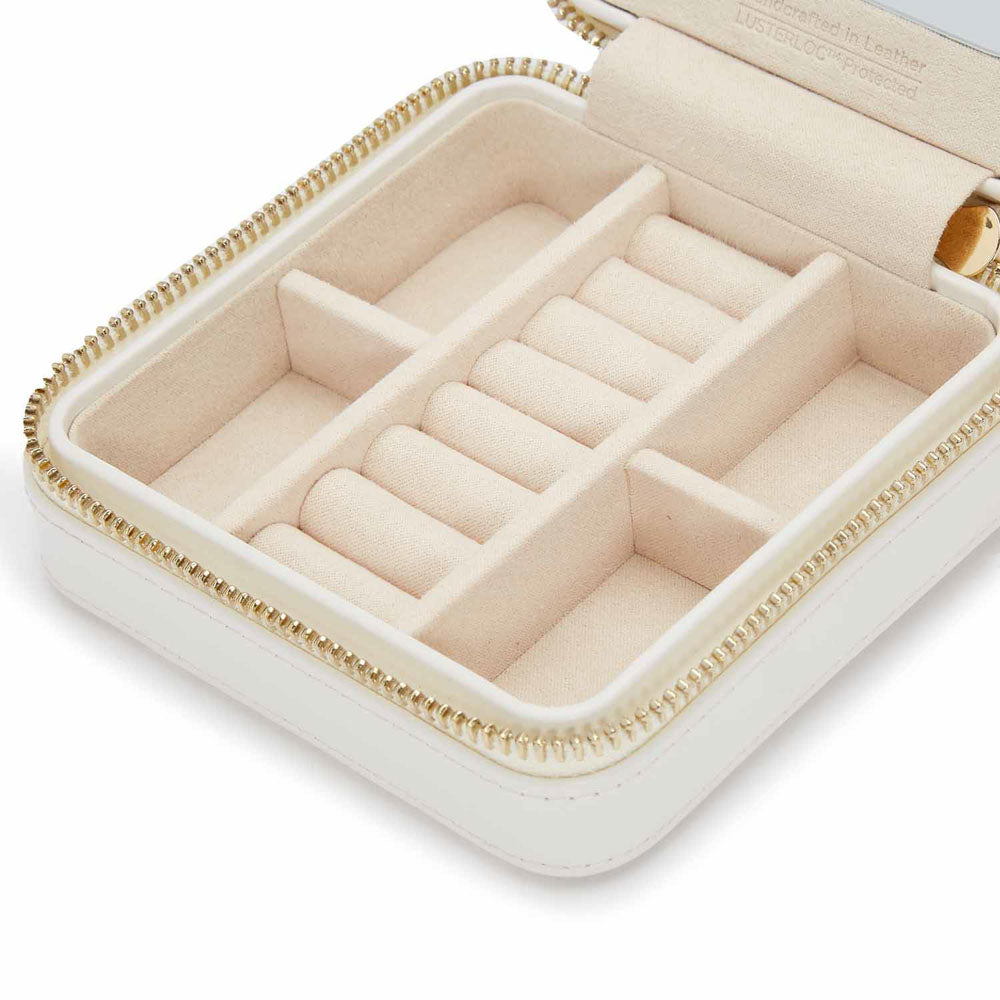 Maria Small Zip Case (White)