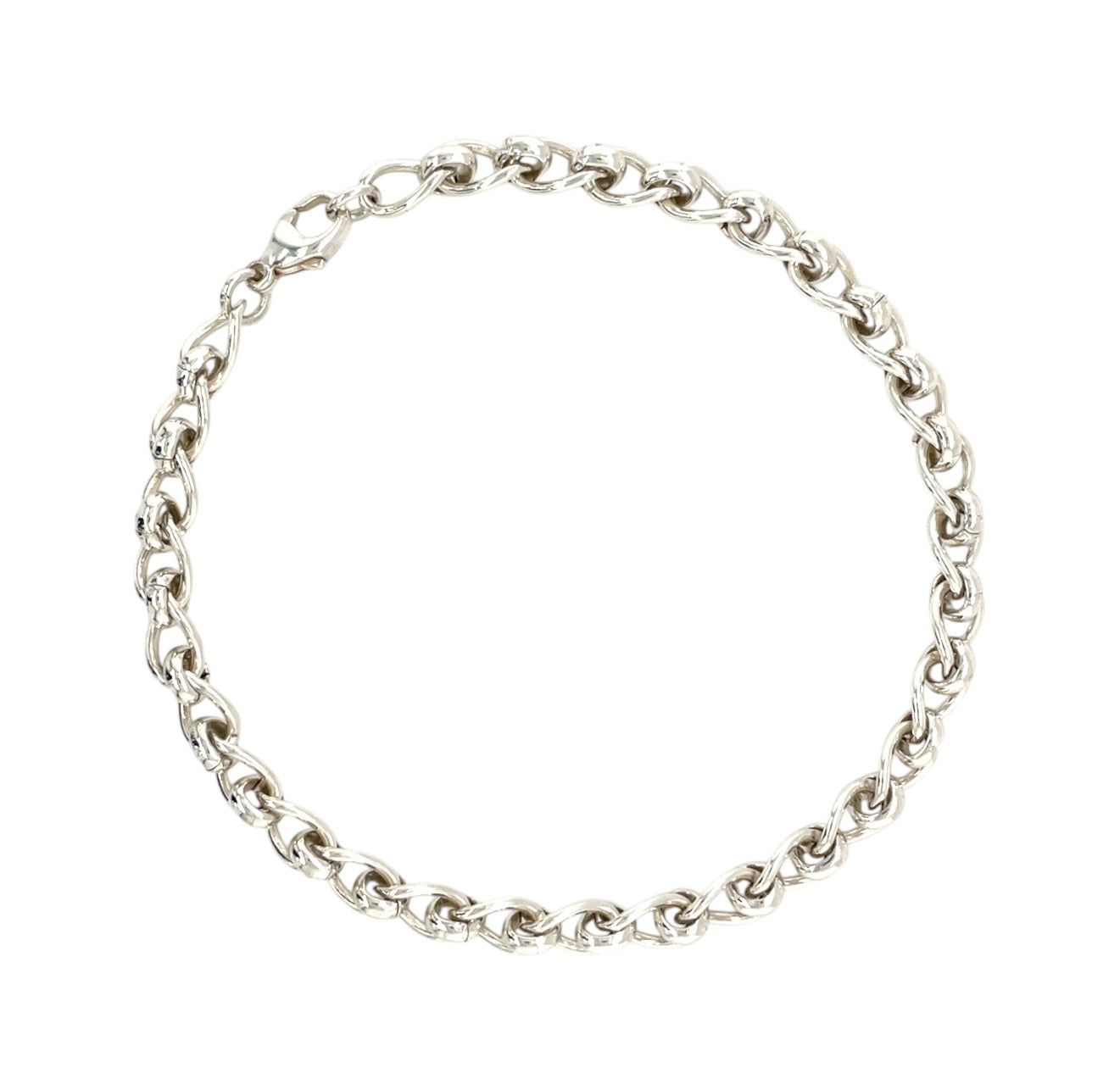 Silver Florentine Bracelet (8")