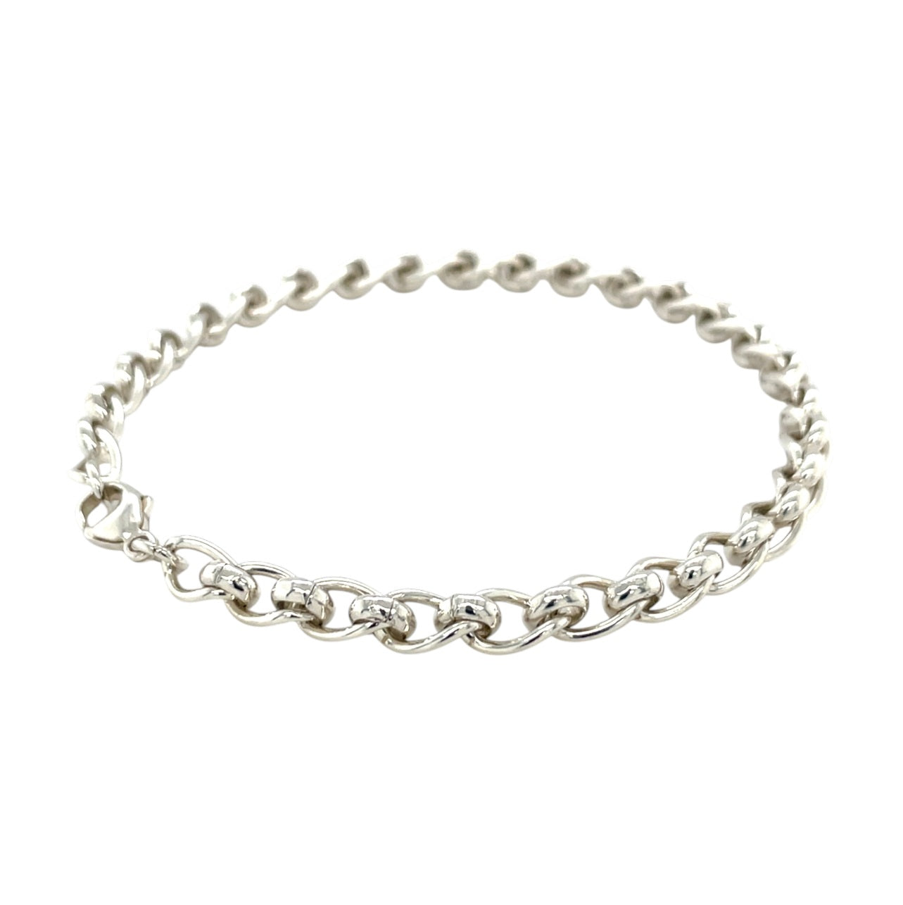 Silver Florentine Bracelet (8")