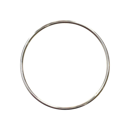 Silver Round Bangle
