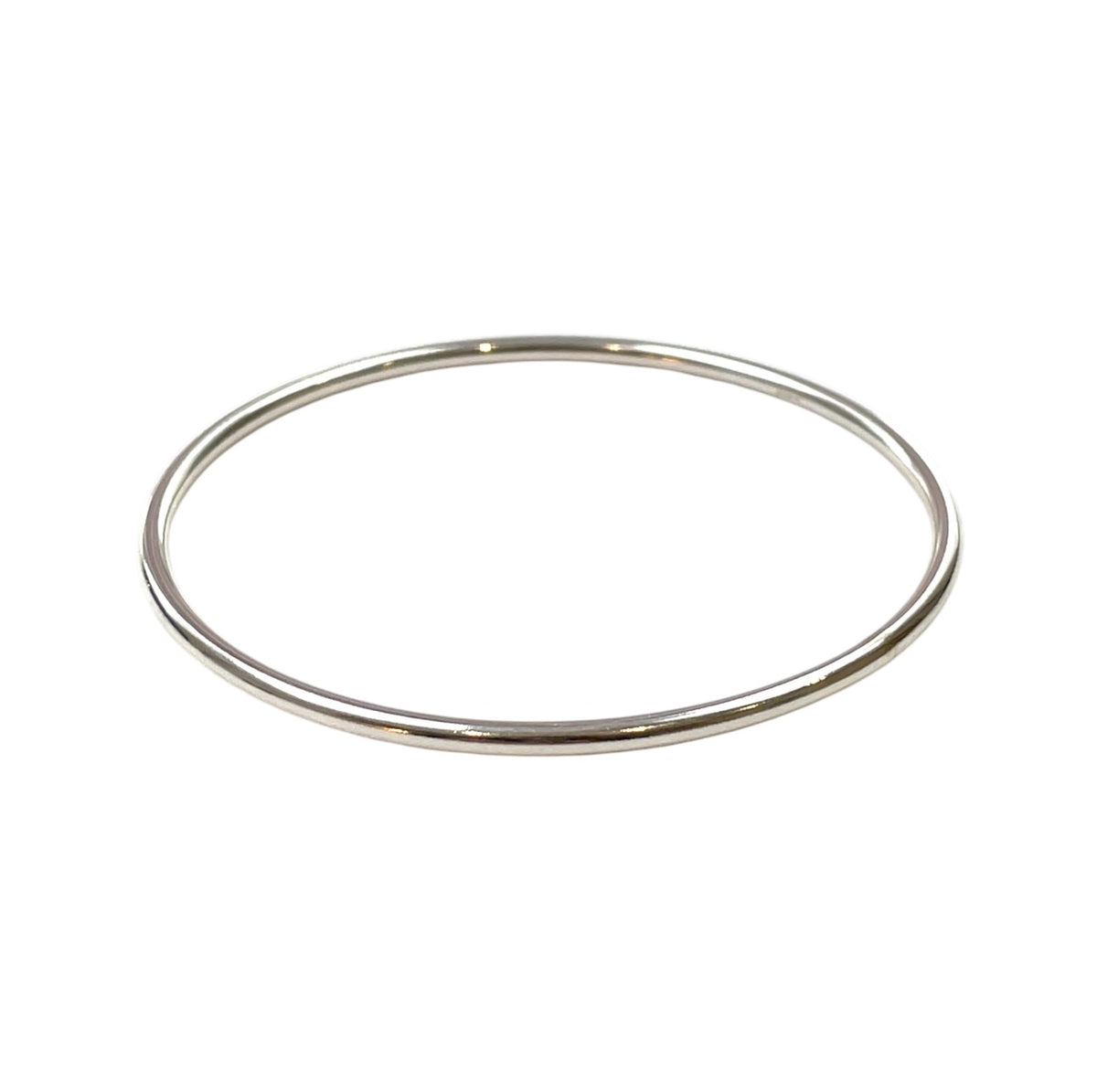 Silver Round Bangle