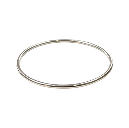Silver Round Bangle