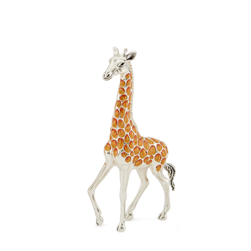 Satruno Silver & Enamel Small Giraffe