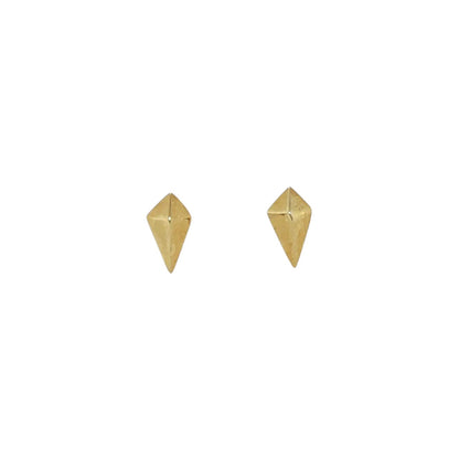 9ct Yellow Gold Kite Stud Earrings