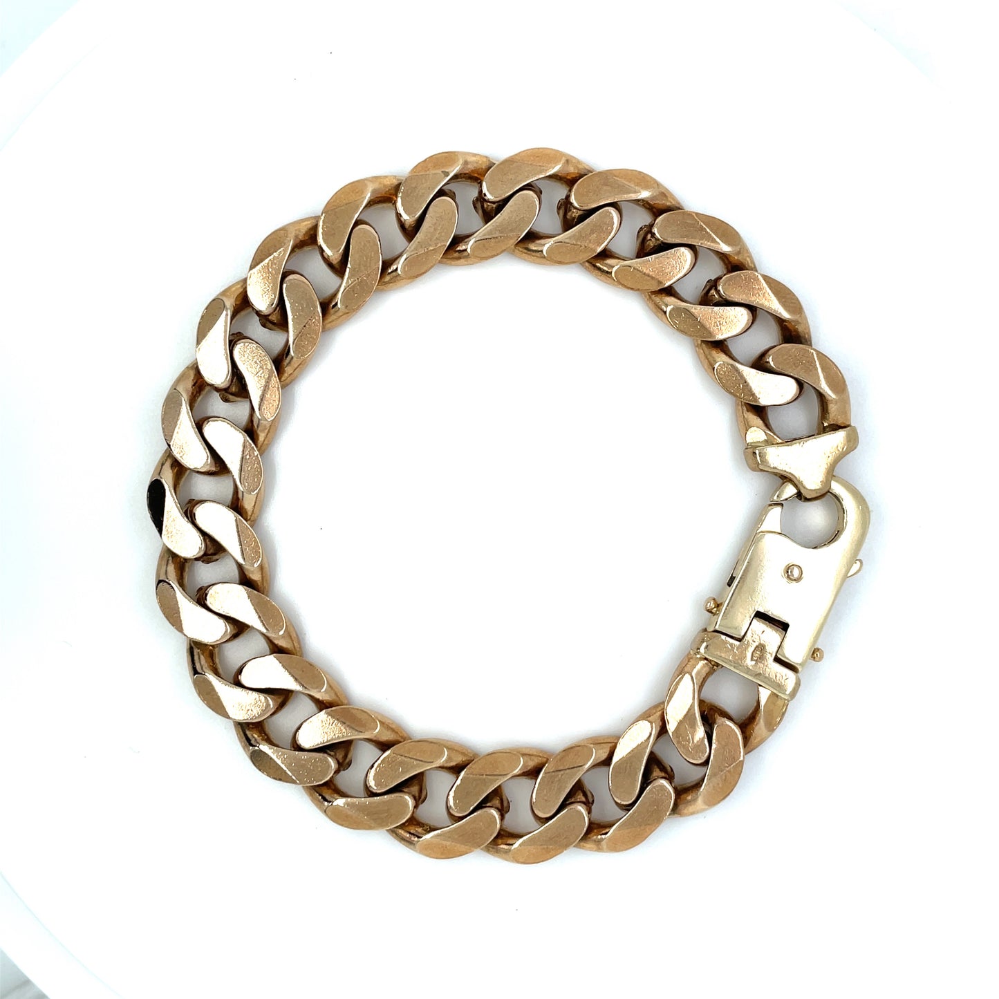 9ct Yellow Gold 9" Curb Bracelet
