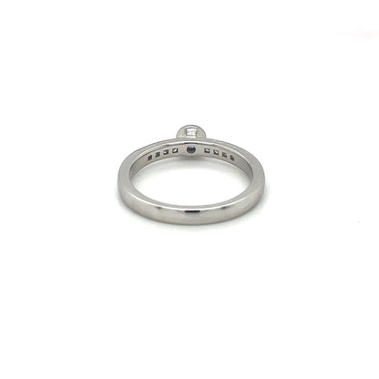 Platinum Modern Diamond Soliatire Ring