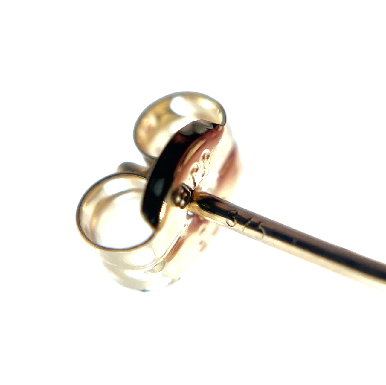 Yellow Gold Double Ball Stud Earrings
