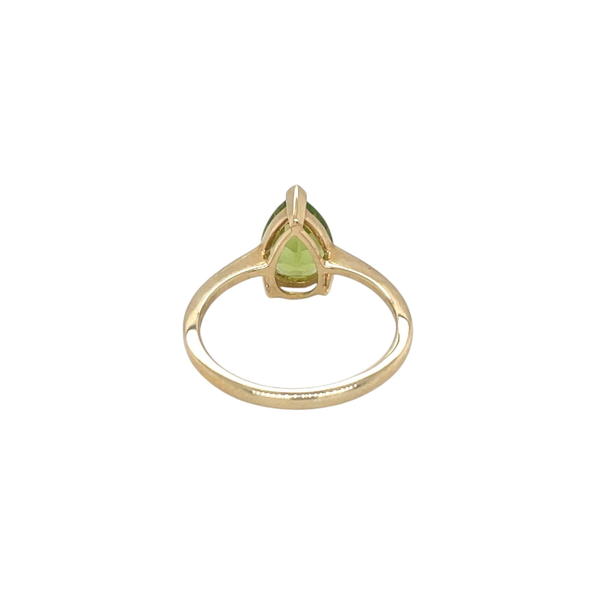 9ct Yellow Gold Peridot Ring (M1/2)