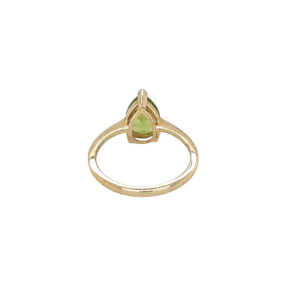 9ct Yellow Gold Peridot Ring (M1/2)