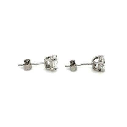 Platinum Diamond Stud Earrings