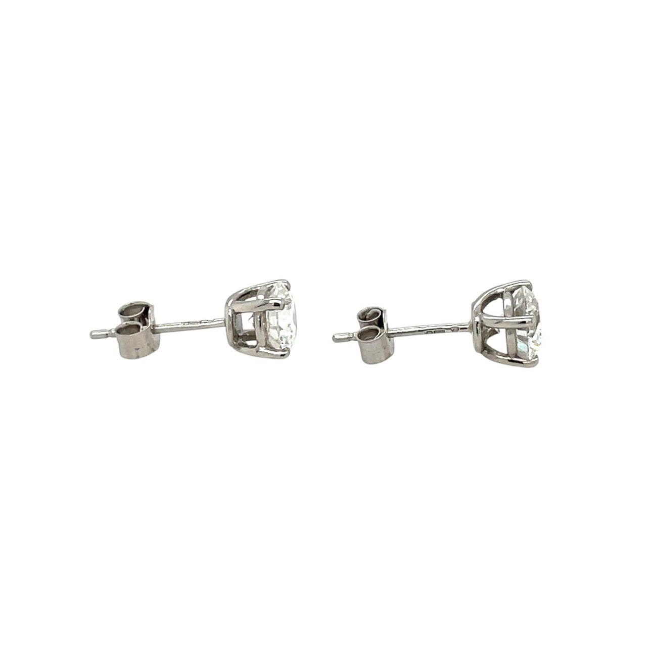 Platinum Diamond Stud Earrings