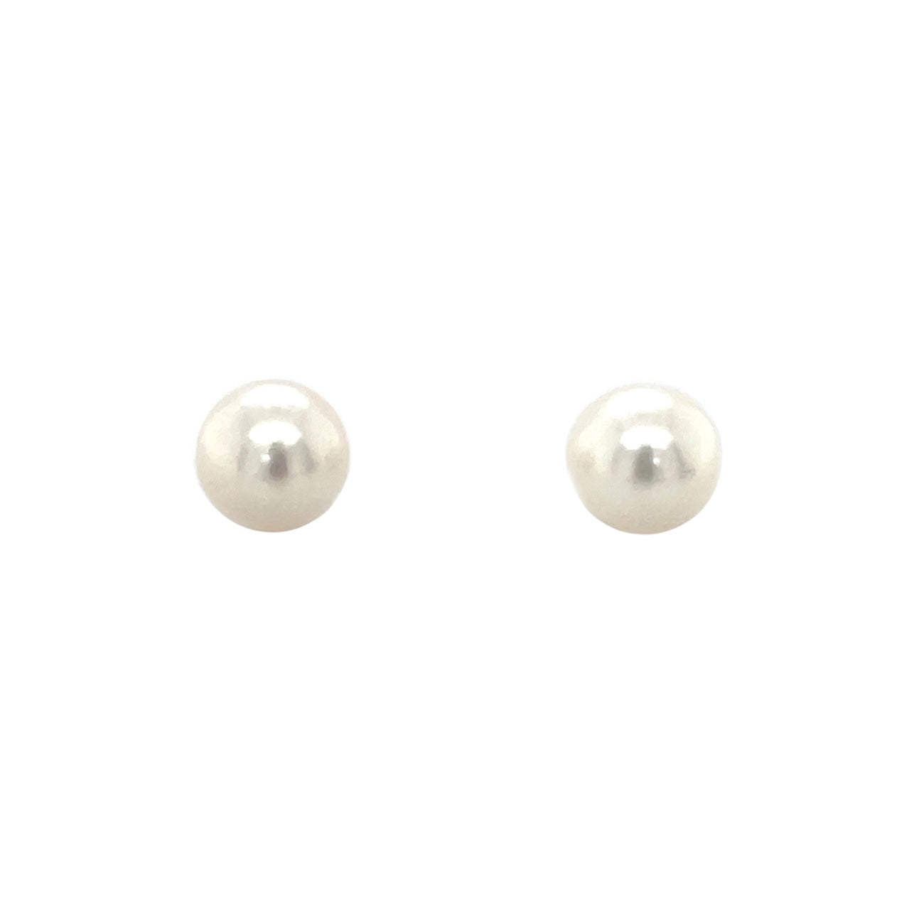 9ct Yellow Gold 9mm Freshwater Pearl Stud Earrings