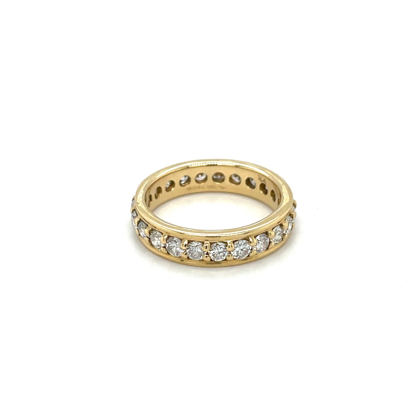 18ct Yellow Gold Diamond Full Eternity Ring