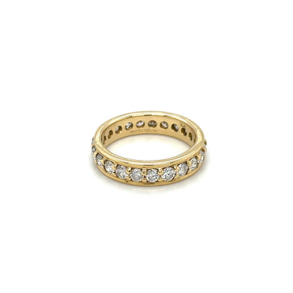 18ct Yellow Gold Diamond Full Eternity Ring