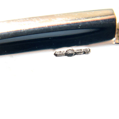 Silver Rectangle Hinged Bangle