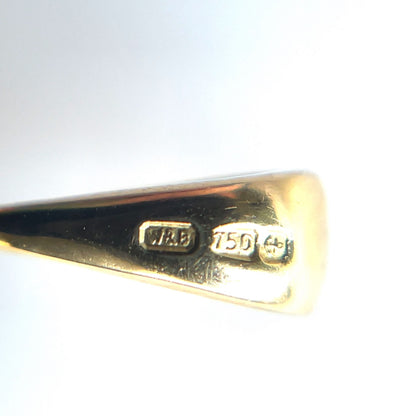 18ct Yellow Gold Tourmaline Pendant