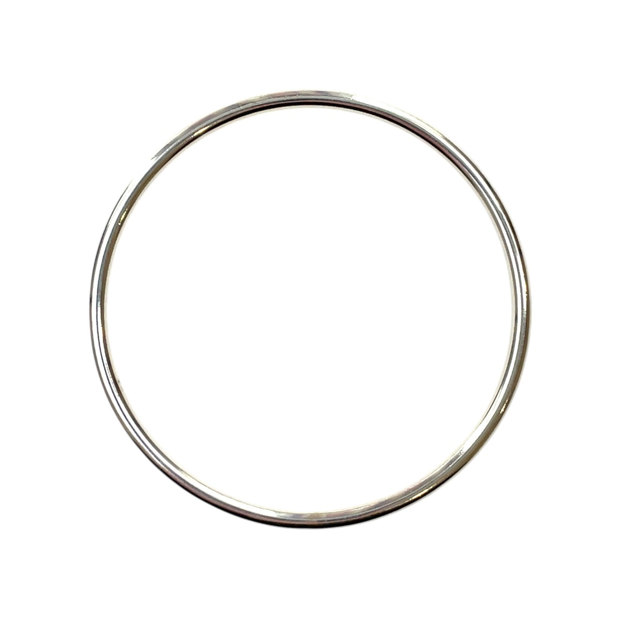 Silver Round Bangle