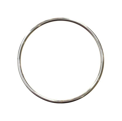 Silver Round Bangle