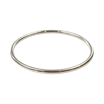 Silver Round Bangle