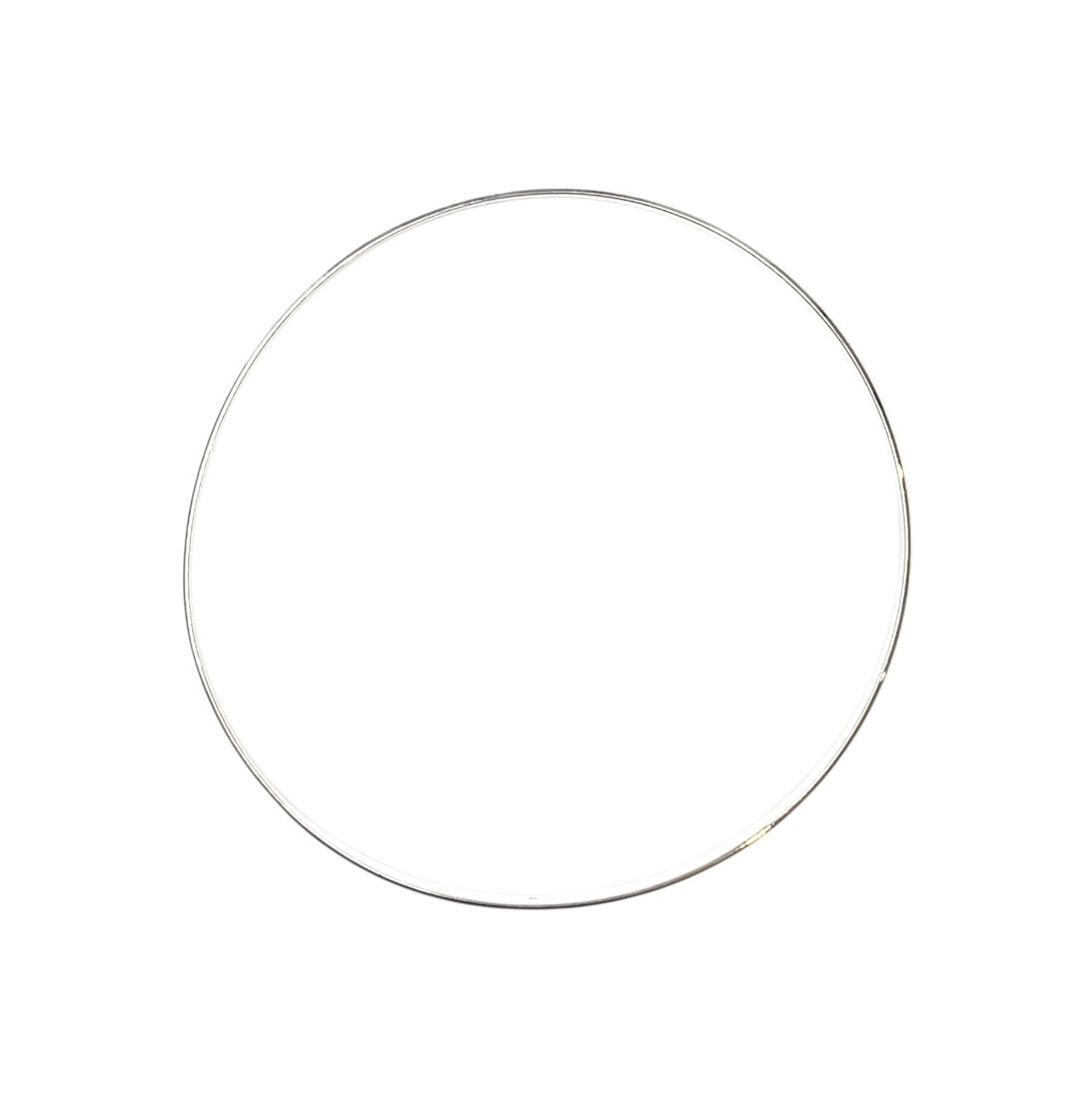 Silver Semi Curved Bangle