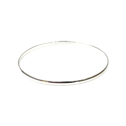 Silver Semi Curved Bangle