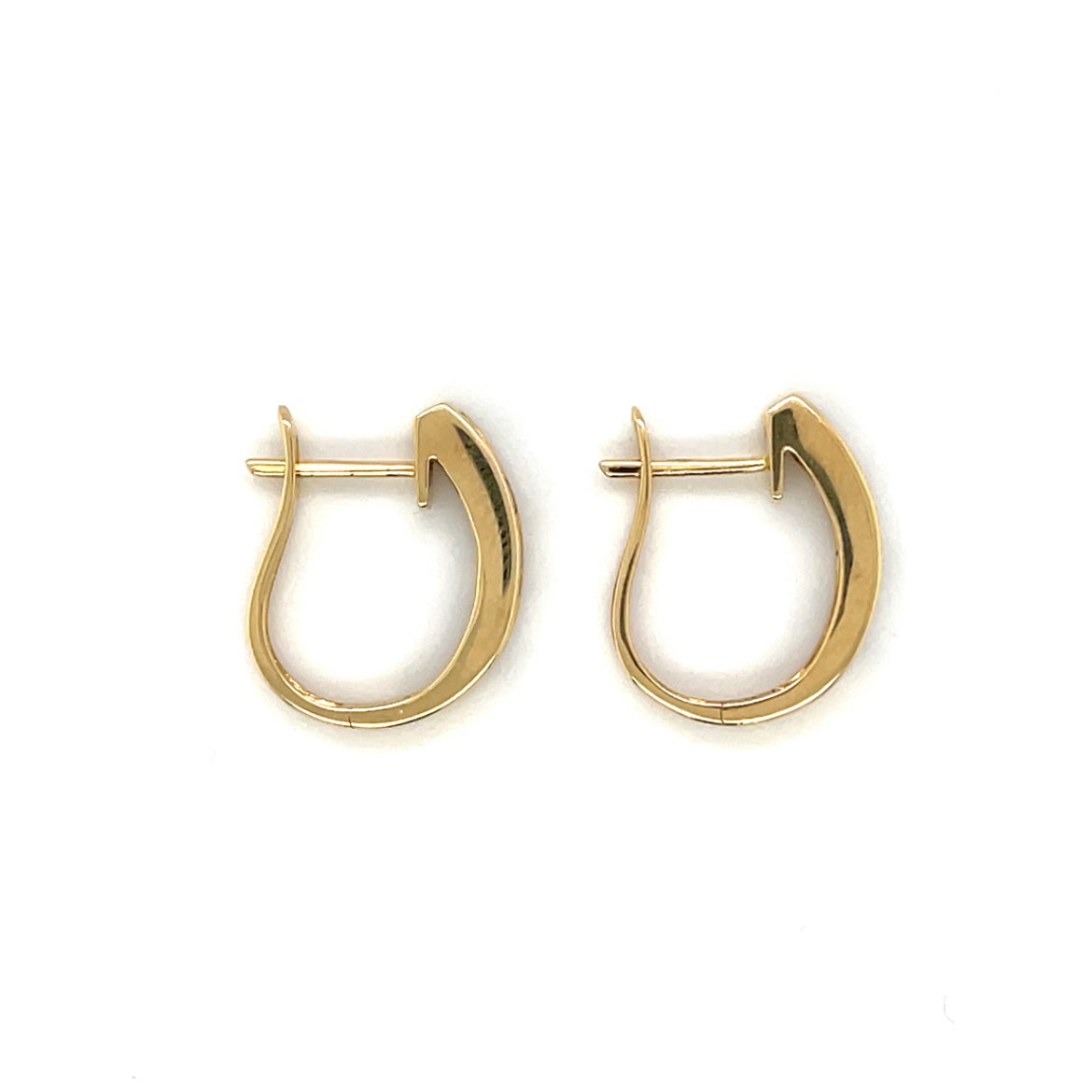 Yellow Gold Diamond and Sapphire Earrings