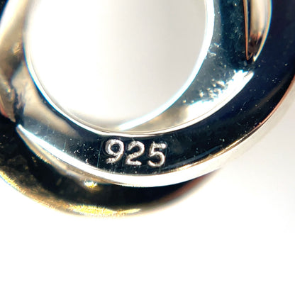 Silver Square Woolmark Knot Stud Earrings