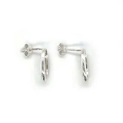 Silver Ball Stud Earrings (10mm)